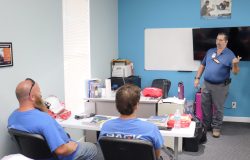 Electrical Apprenticeship Instructor teaching in a classroom